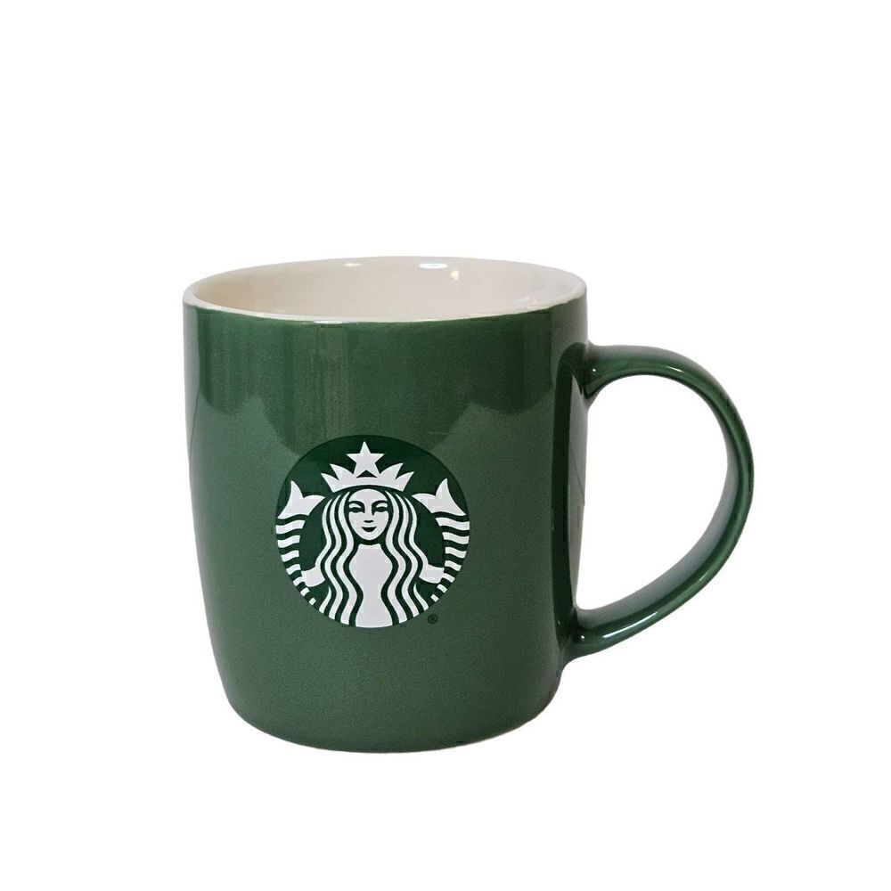 Starbucks Classic Green Mug. 11 fl oz. 2021.